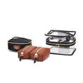 Load image into Gallery viewer, (cognac-black)Emma Cosmetic 4pc Set by MiaK - BagNook
