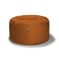 Load image into Gallery viewer, Jaxx Saxx 4 Foot Round Bean Bag, Mandarin - BagNook
