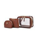 Load image into Gallery viewer, (cognac)Laura 10pc Makeup Set by Mia K - BagNook
