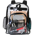 Load image into Gallery viewer, Clear Backpack with Reinforced Strap - BagNook
