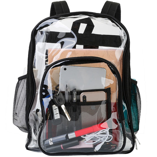 Clear Backpack with Reinforced Strap - BagNook