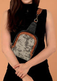 Load image into Gallery viewer, Tour Sling backpack w/ Front Pocket - Carbon Grey - Upcycled - BagNook
