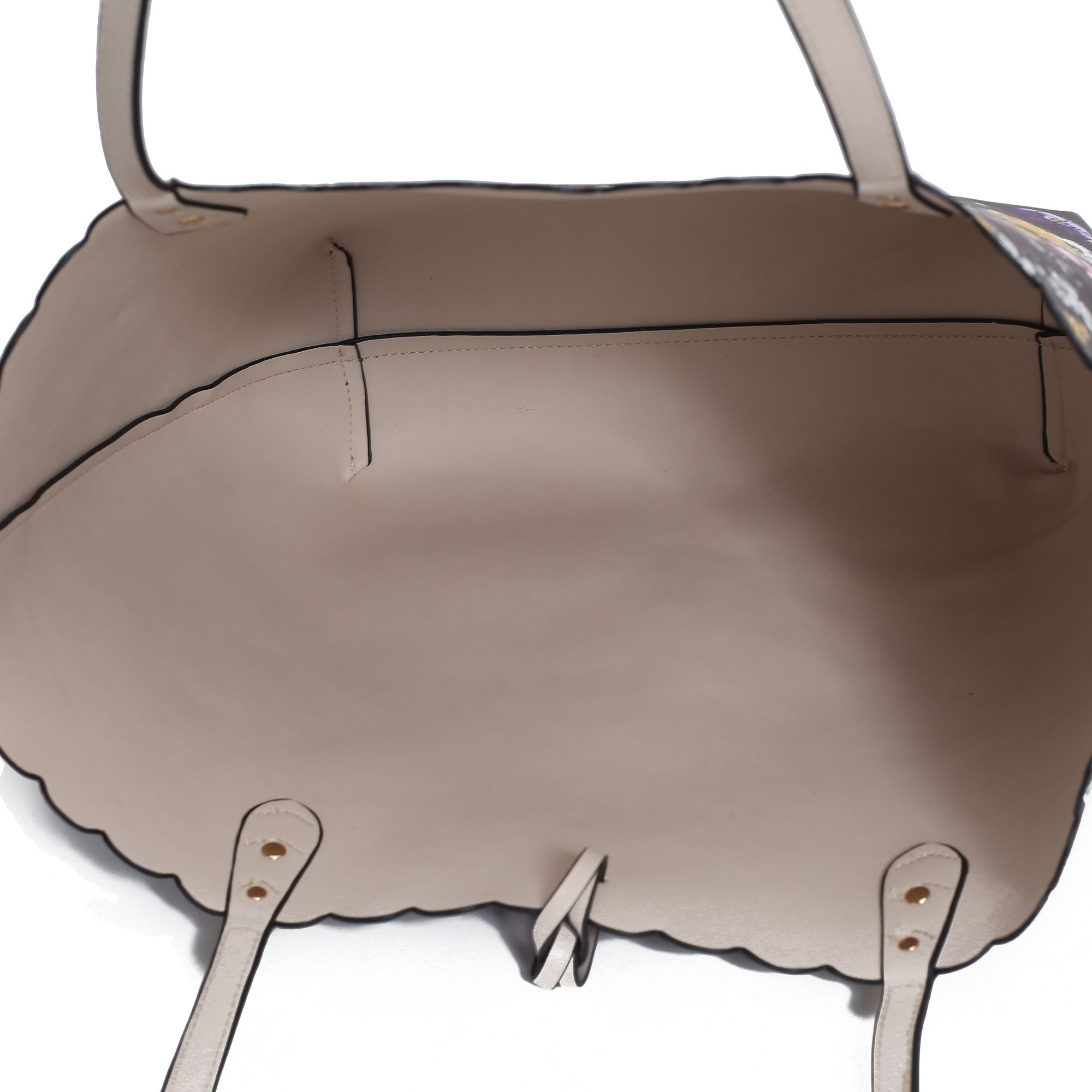 (coffee beige) reversible shopping tote with crossbody pouch- bagNook