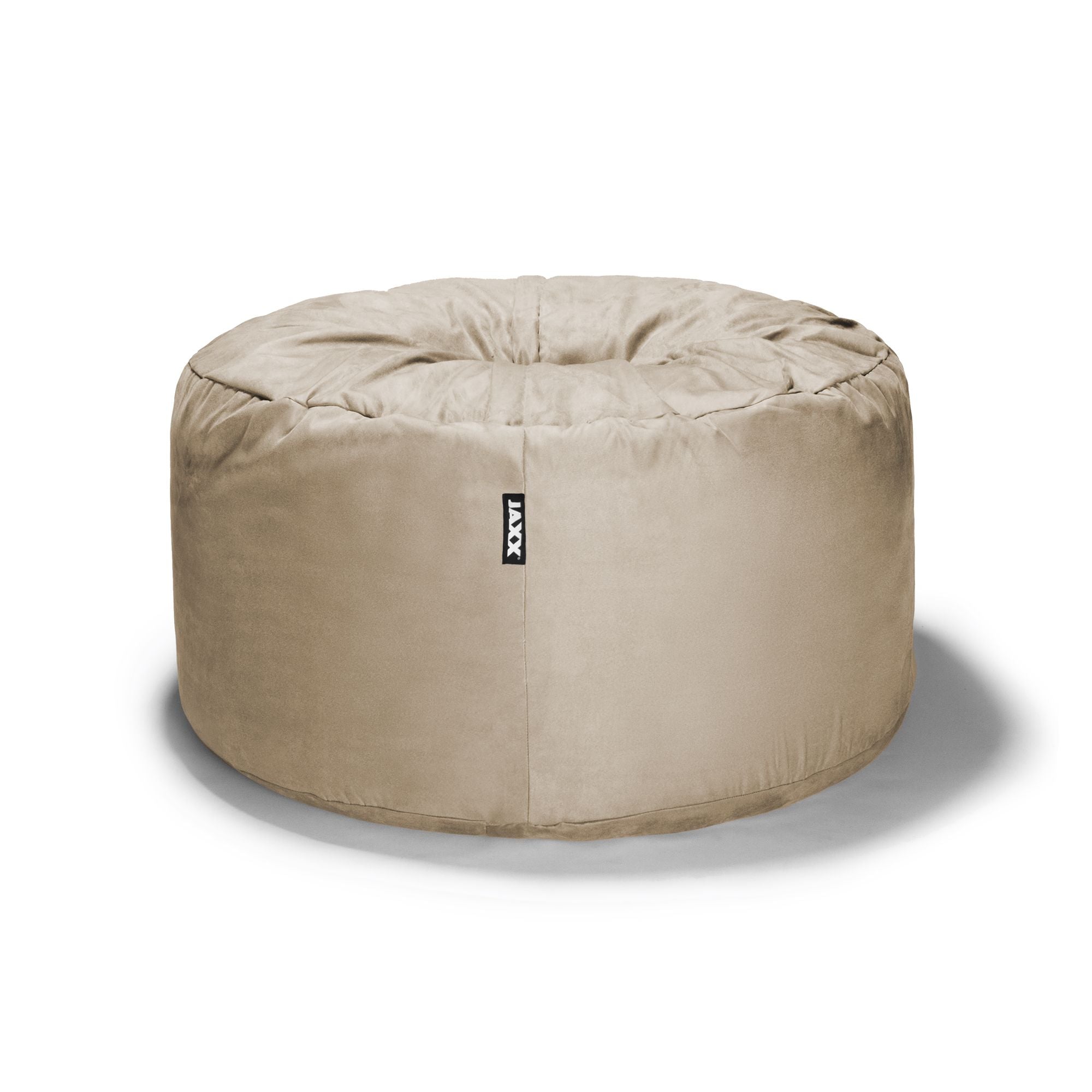 Jaxx Saxx 4 Foot Round Bean Bag, Camel - BagNook
