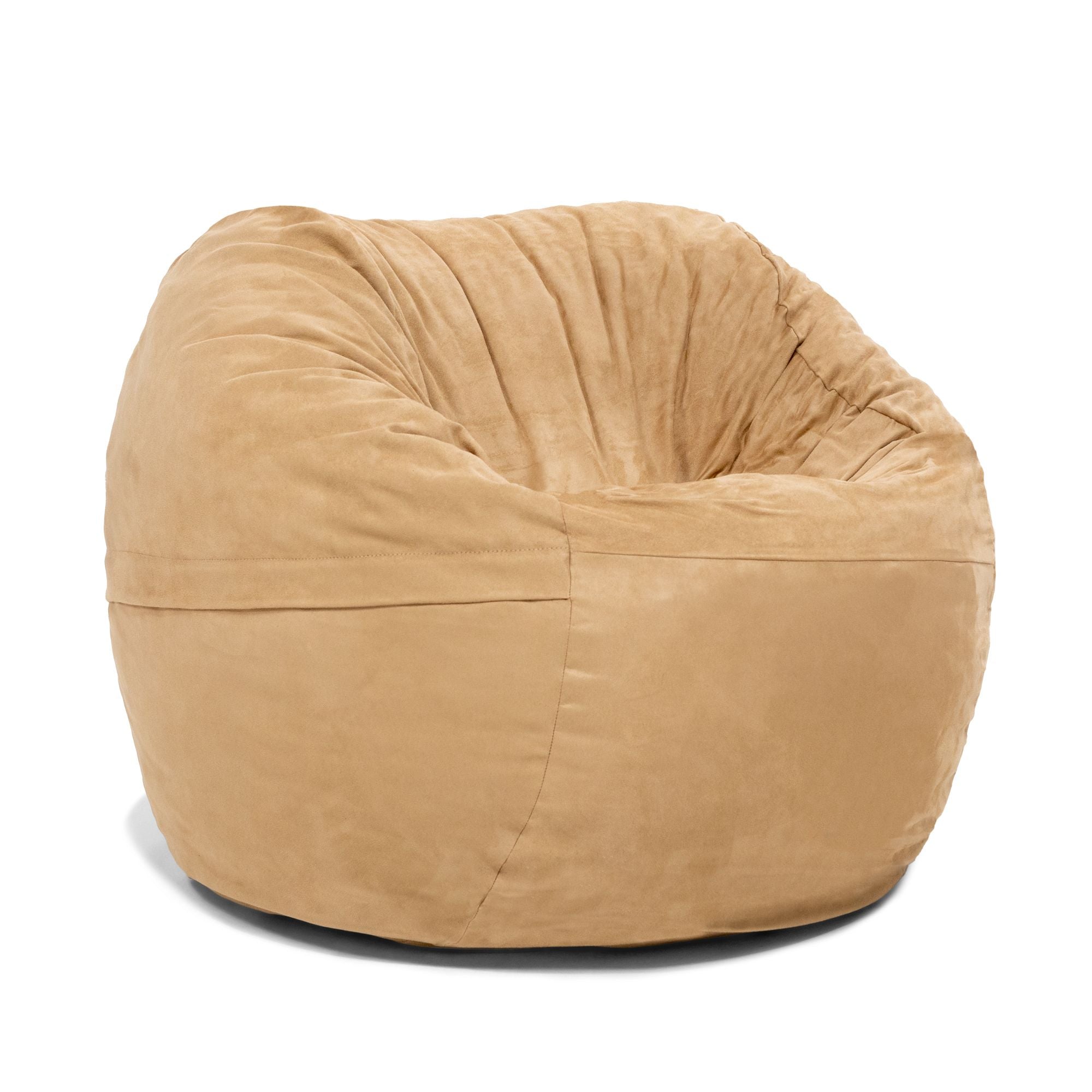Jaxx Saxx 3 Foot Round Bean Bag, Camel - BagNook