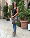 Load image into Gallery viewer, Kathmandu Collection | Tribal Stripe Patchwork Crossbody/Hobo Bag - BagNook
