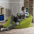 Load image into Gallery viewer, Jaxx 3.5 Ft Pillow Saxx Kids Bean Bag, Lime - BagNook
