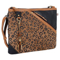 Load image into Gallery viewer, Grayson Wide Cheetah Leather Crossbody - BagNook
