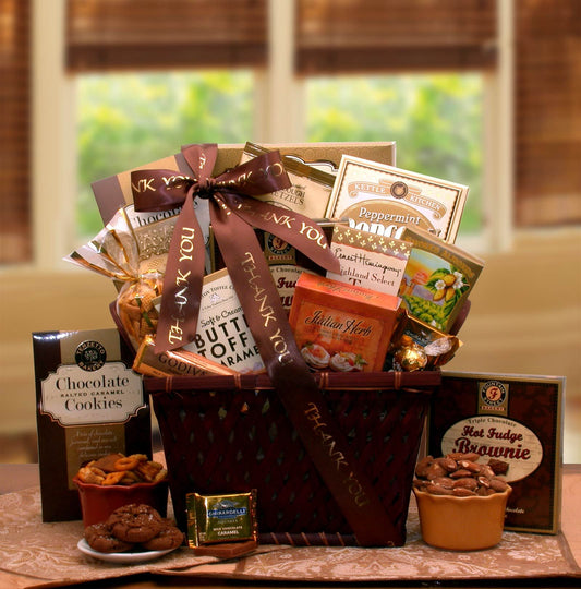 Gift Basket | A Very Special Thank You Gourmet Basket - BagNook