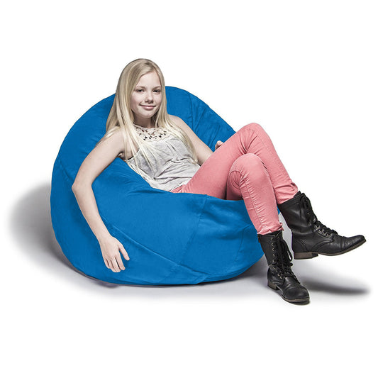 Jaxx 4 ft Cocoon Kids Bean Bag, Blueberry - BagNook