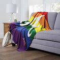 Load image into Gallery viewer, PRIDE SERIES - BRAVES - Silk Touch Throw - BagNook
