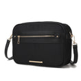 Load image into Gallery viewer, (black-black)Jimena Crossbody Pouch Handbag by Mia K - BagNook
