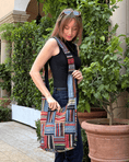 Load image into Gallery viewer, Kathmandu Collection | Patchwork Striped Crossbody/Hobo Bag - BagNook
