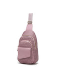 Load image into Gallery viewer, (purple)Kace M Logo Printed Women Sling Bag by MKF - BagNook
