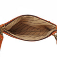 Load image into Gallery viewer, Grayson Wide Crossbody Bag w/ Pocket - White Hairon - Upcycled - BagNook
