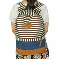 Load image into Gallery viewer, Keep in Touch Fabric Art School Daypack - BagNook
