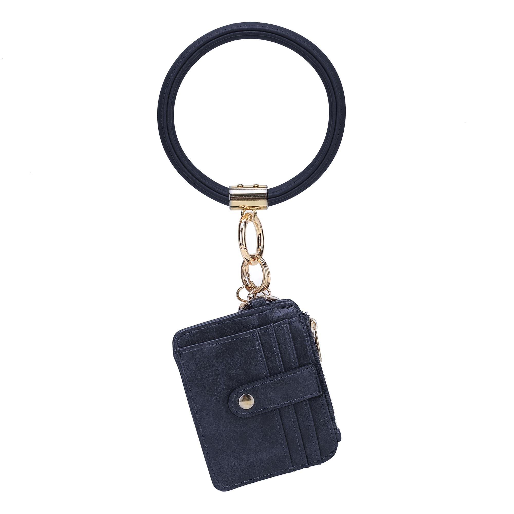 (navy)Jordyn Bracelet with Card Holder by Mia k - BagNook