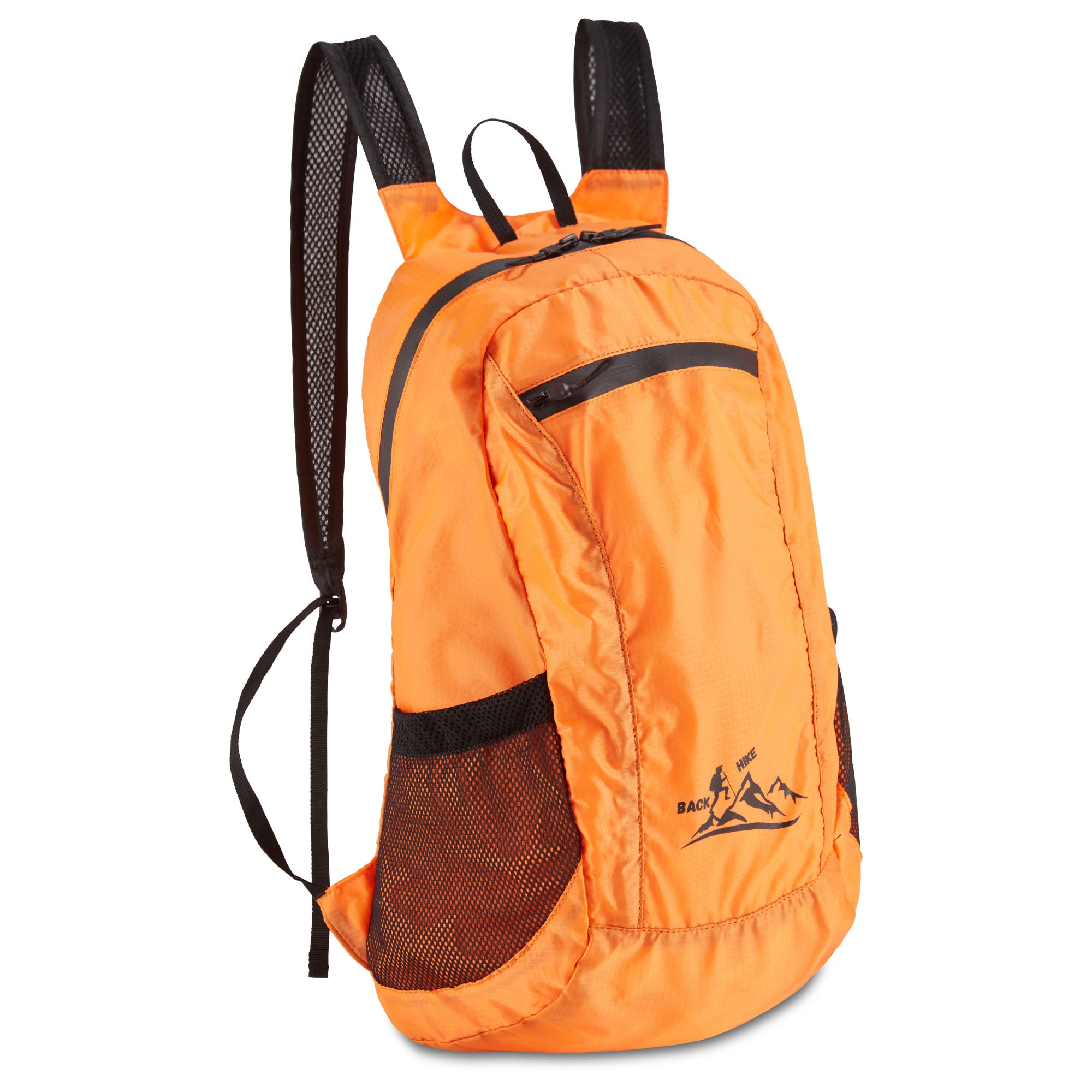 (orange)HIKE Back - Folding & Compact Backpack - BagNook