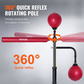 Load image into Gallery viewer, VEVOR Punching Bag with Stand - Height Adjustable, Red - BagNook
