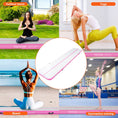 Load image into Gallery viewer, VEVOR Gymnastics Inflatable Air Mat, 4" Thick, 16ft Pink - BagNook
