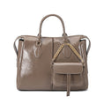 Load image into Gallery viewer, (khaki)Yareli Tote w/Mini Crossbody Bag Set by Mia K - BagNook
