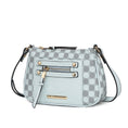 Load image into Gallery viewer, (light blue)Essie Circular Print Crossbody Bag by Mia K - BagNook
