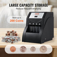 Load image into Gallery viewer, VEVOR USD Coin Sorter & Wrapper - 5¢ 10¢ 25¢, Sorts up to 230 Coins/min - BagNook
