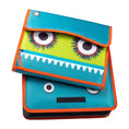 Load image into Gallery viewer, The Sidekick Monster - 2 Inch Zipper Binder - Aqua - BagNook
