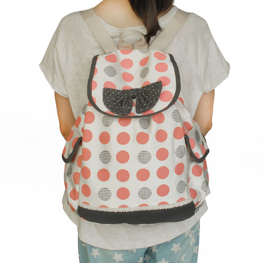 Enjoy Holidays Fabric Art School Daypack - BagNook