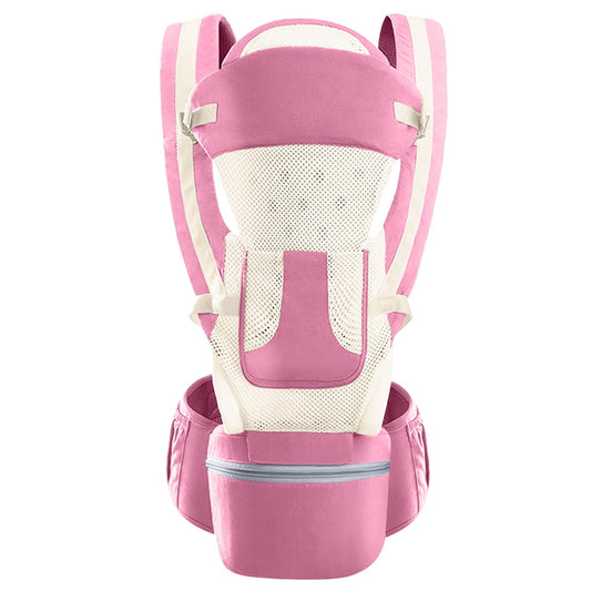 (pink)Multi Baby Carrier with Hip Seat - BagNook