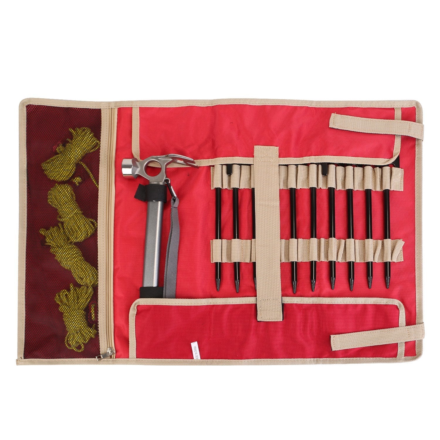 Tent Stakes Camping Accessories Kit - BagNook