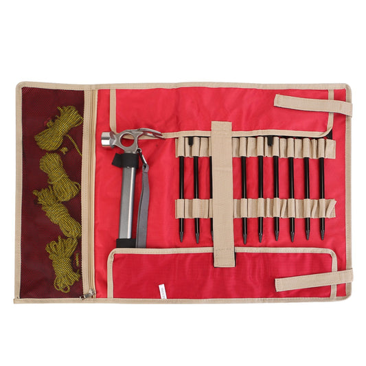 Tent Stakes Camping Accessories Kit - BagNook