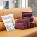 Load image into Gallery viewer, (burgundy)9pc Travel Luggage Organizer - BagNook
