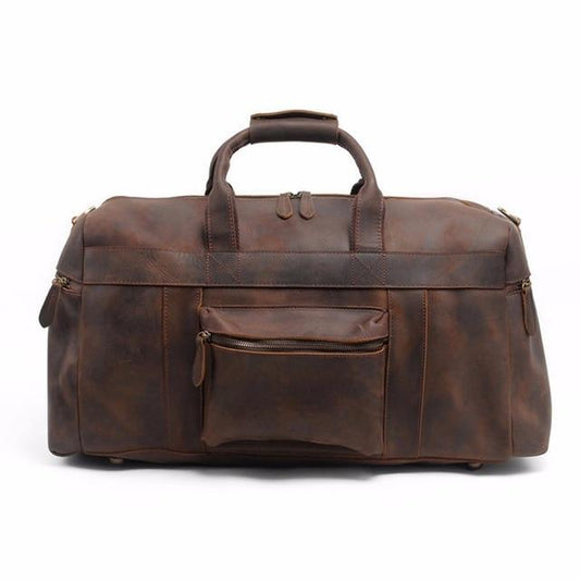 The Asta Weekender | Handcrafted Leather Duffle Bag - BagNook