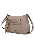 Load image into Gallery viewer, (taupe)Essie Crossbody Vegan Leather by Mia k - BagNook
