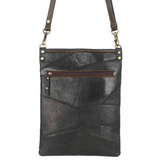 Vela Grey Clutch/Crossbody - Upcycled - BagNook