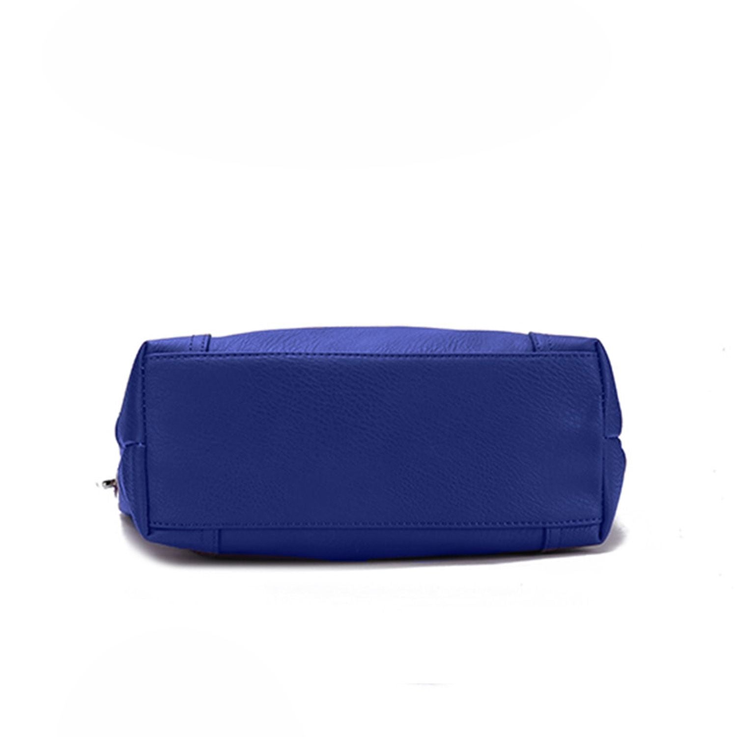 (royal blue) Hobo Bag with Silver-Tone Hardware - bagNook.com