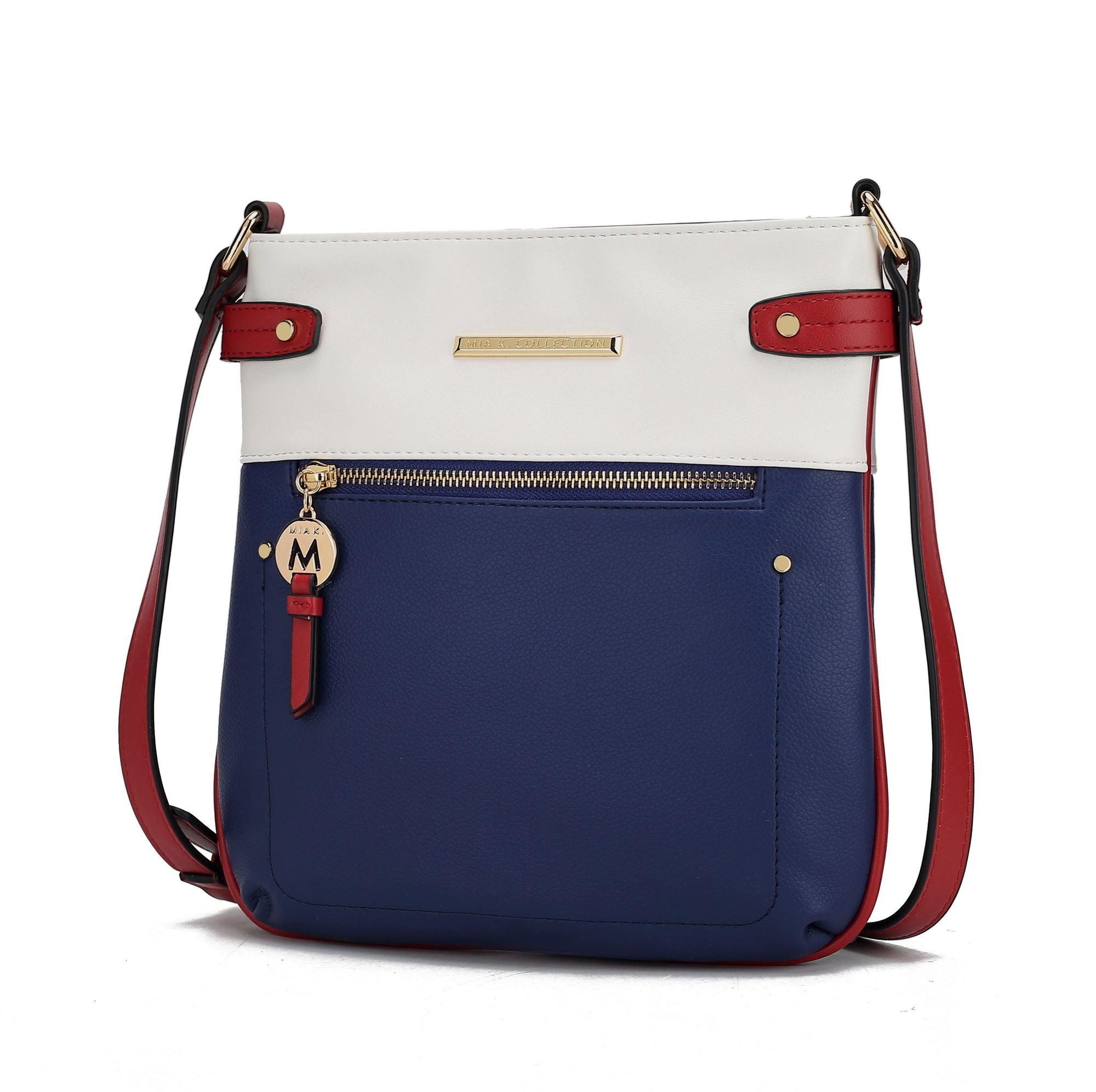 (indigo blue)Camilla Crossbody Handbag by Mia K - BagNook