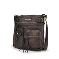 Load image into Gallery viewer, (pewter)Vintage Stiella Shoulder Handbag by Mia K - BagNook
