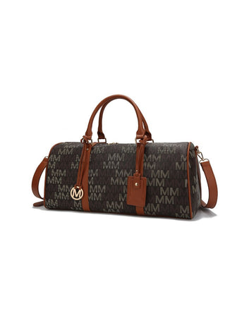 (brown)Jovani Duffel Weekender by Mia k - BagNook