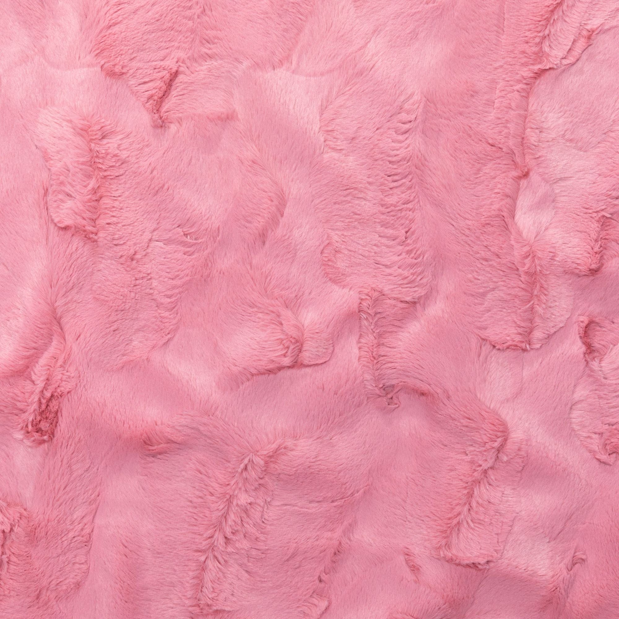 Jaxx Saxx 4 ft Sofa Bean Bag Couch - Faux Fur - Rose Quartz - BagNook