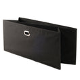 Load image into Gallery viewer, Torino 2-Pc Set Folding Fabric Baskets Black - BagNook
