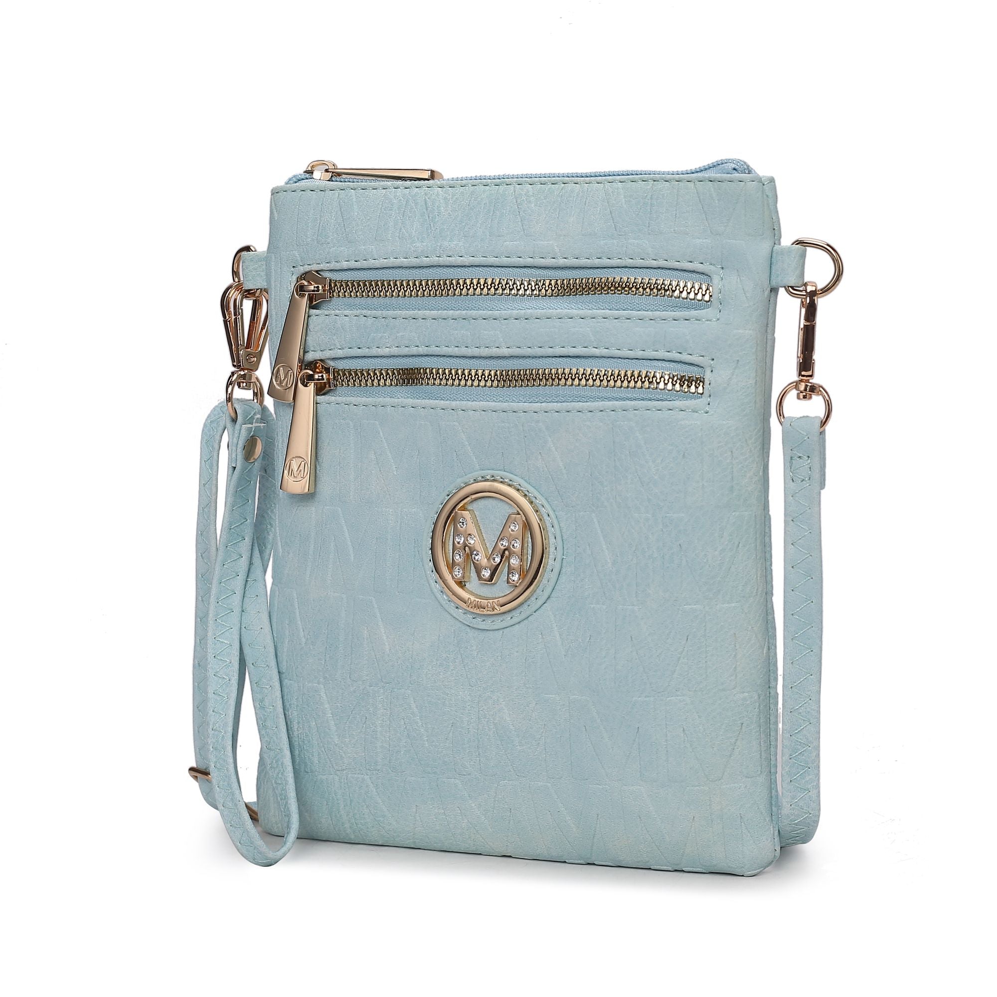 (light blue)Scarlett Crossbody Handbag by Mia k - BagNook