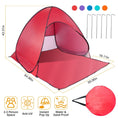 Load image into Gallery viewer, (red)PopUp Sunshade w/Bag - BagNook
