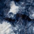 Load image into Gallery viewer, Jaxx Saxx 4 ft Sofa Bean Bag Couch - Faux Fur - Blue & White - BagNook
