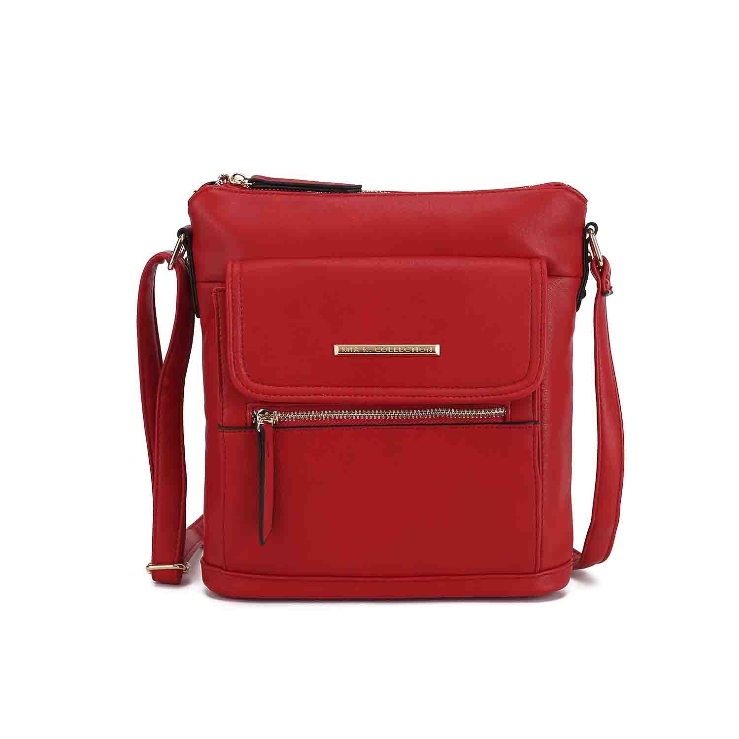 (red)Triss Women's Crossbody Bag by Mia K - BagNook