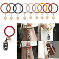 Load image into Gallery viewer, Jasmine Bangle Wristlet Keychain set by Mia K - BagNook
