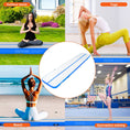 Load image into Gallery viewer, VEVOR Gymnastics Inflatable Air Mat, 4" Thick, 16ft Blue - BagNook
