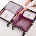 Load image into Gallery viewer, (burgundy)9pc Travel Luggage Organizer - BagNook
