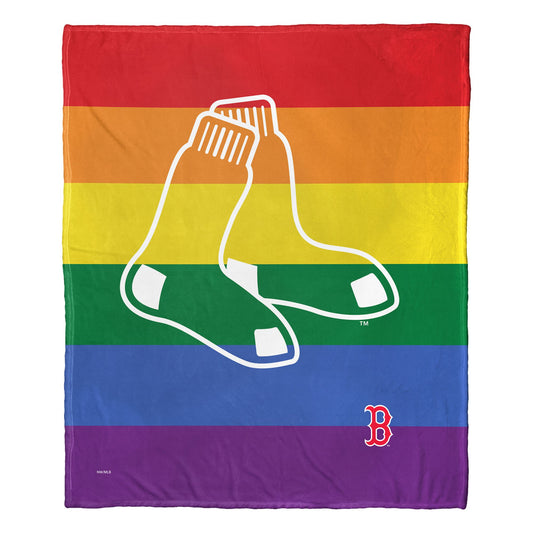 PRIDE SERIES - RED SOX - Silk Touch Throw - BagNook